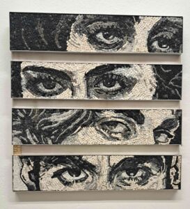 4 Through The Gaze, Marble, 59 Χ59Χ3 Cm
