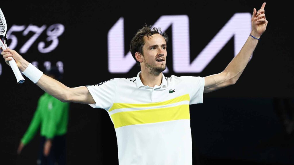 Medvedev Australian Open 2021 Day 12 Celebration 1024x576